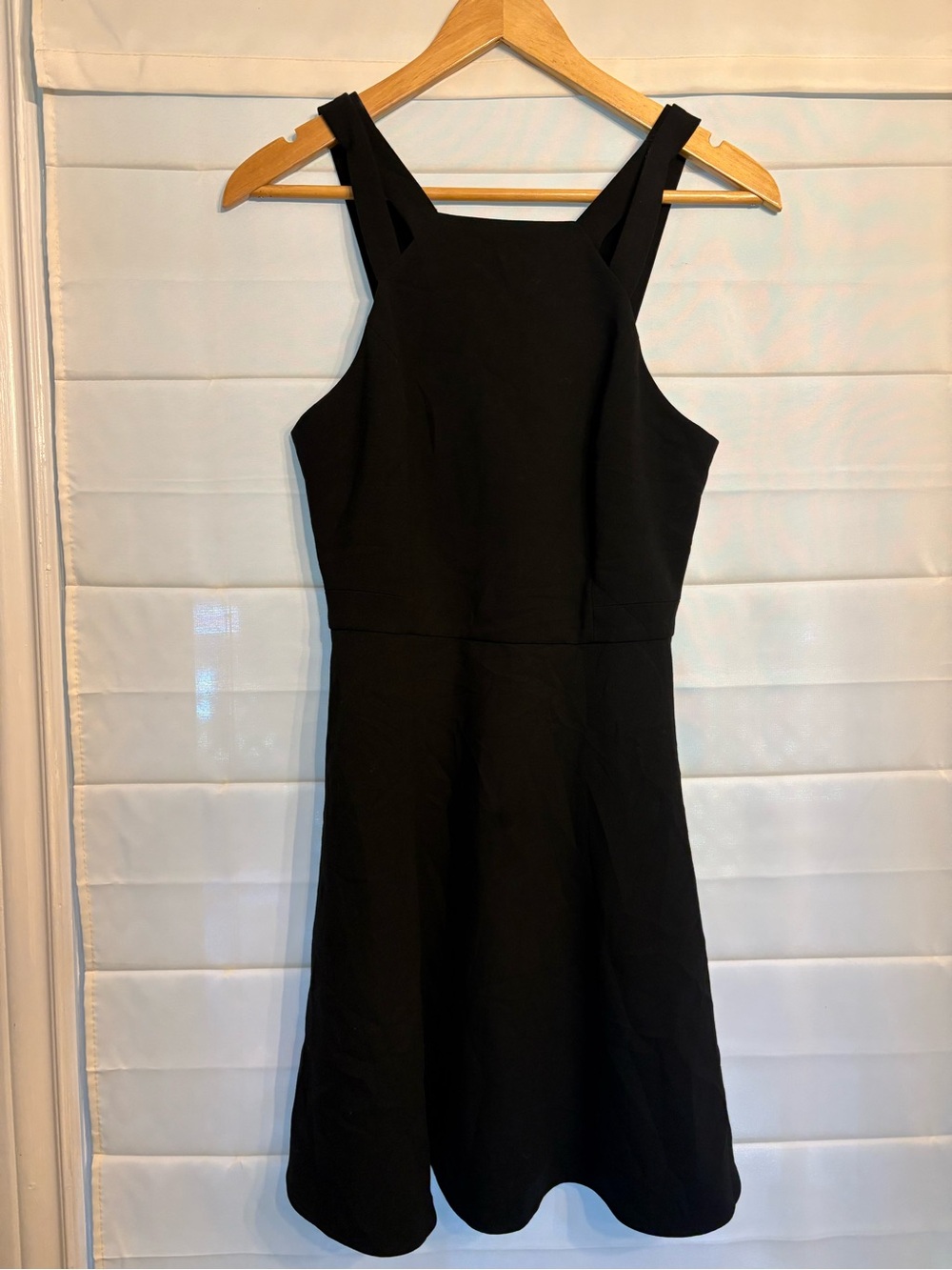 French Connection Black Sleeveless Midi Dress